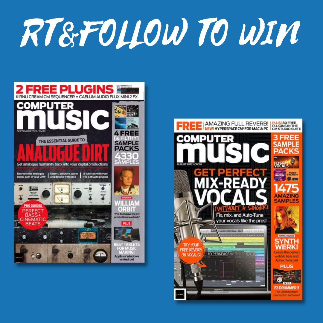 Plugin Deals on Twitter "RT & FOLLOW to WIN the Computer Music