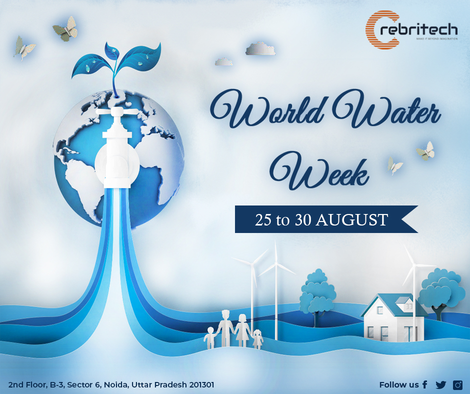 Crebritech's tweet photo. Water is life. Save water save life. Life is not only for humans but for animals, birds, etc too even all living ones including trees. Green growth will fetch more water. Conserve water. #happyworldwaterweek #savewater #savewatersavelife #WaterIsLife #WaterIsHealth #watersaving https://t.co/bMevMo7A3s