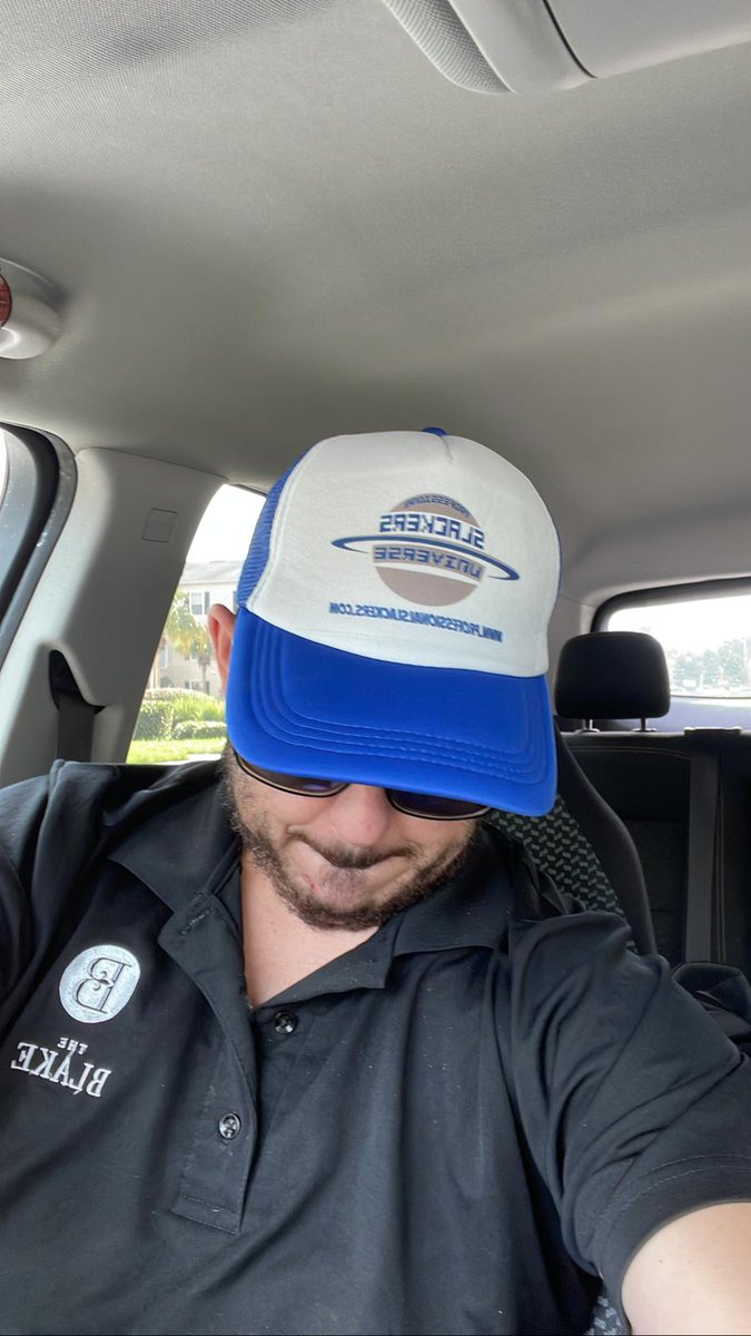 Capping off the week

Get it? Nevermind...@Proslackersean with some swag 

Slide into his DM's for free stuff, he loves that :p 

Also go check out <a href="/Serious_Slackr/">The Slacker Gets Serious Show</a> feat cool guests! 

#merch #swag #weekend #twitter #follow #florida #movies #acting #podcast #show