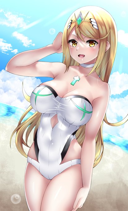 水着のヒカリちゃん 