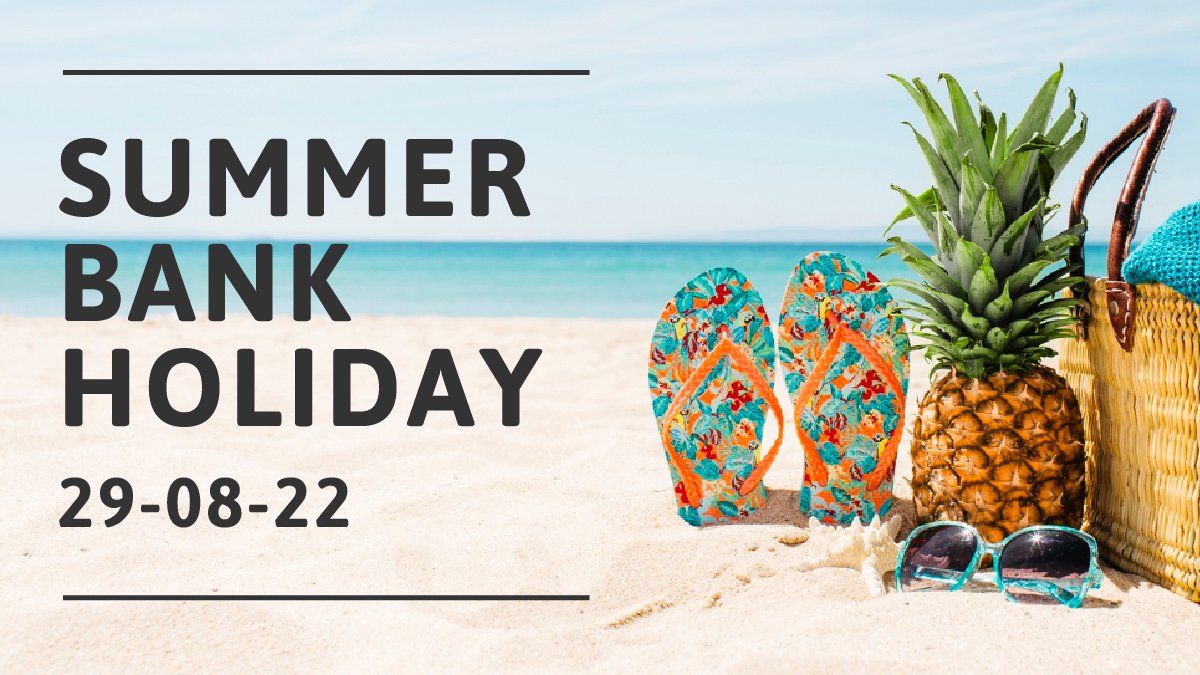 Happy bank holiday weekend - Let's enjoy the sun!!