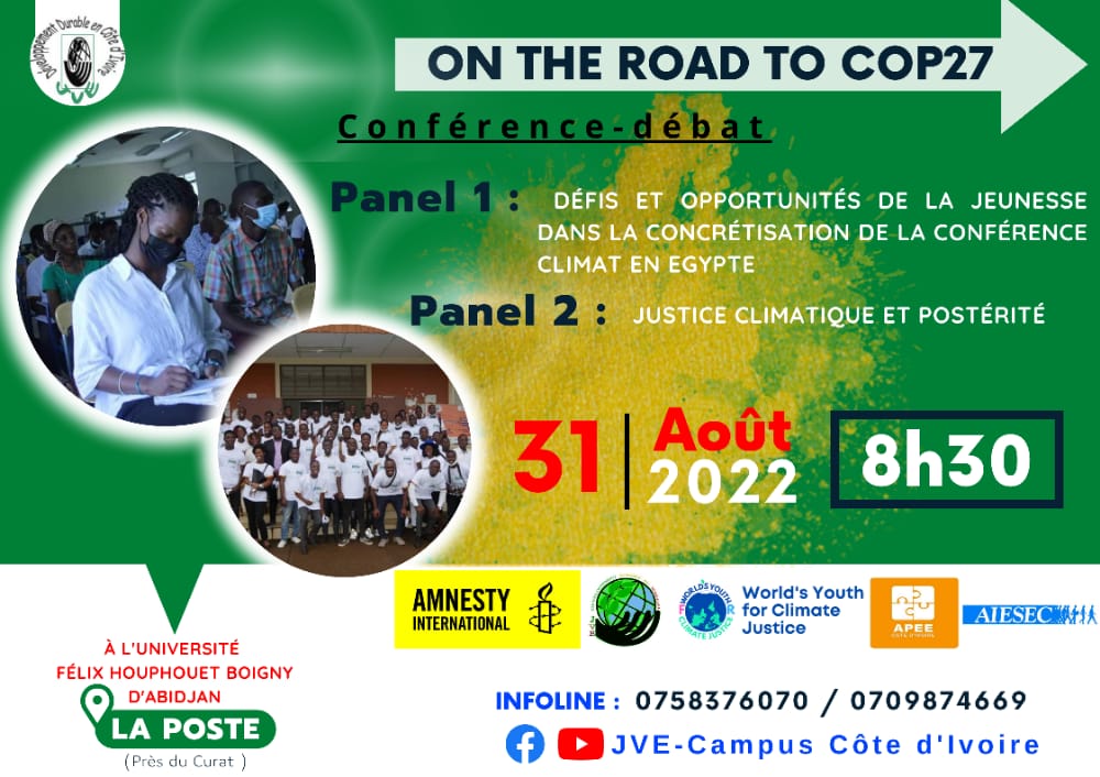 FranckEvrardKO1's tweet photo. #jeunesse 
#AIESECCI
#IYD2022
#Youth4Climate
#climatechange #youthaction
#climatecrisis
 #ICJAO 
#humanrights
#CIV225 
#AYM4COP 
@Jveivoire @Jve_Senegal
@Jve_Campus @APEE_CI @AIESEC_ABS https://t.co/n8yciuiQV1