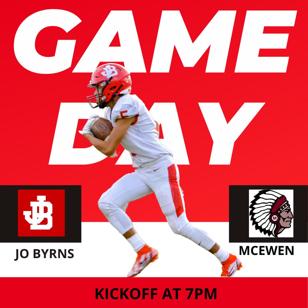 JBHS_Football's tweet photo. Join us on the road at McEwen High school for our second game of the season.
Kick Off at 7pm
#jbhsfb #LetsGoRedDevils https://t.co/b8i2eJ0ps0