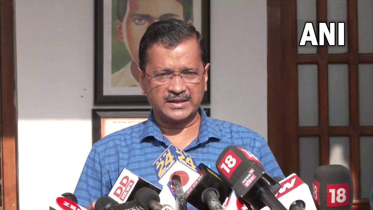 ANI's tweet photo. We've calculated that 277 MLAs have come to their party (BJP), now if they would've given Rs 20 cr to each MLA then they've bought MLAs worth Rs 5,500 crores. That's why there's inflation as they're using all the money to buy MLAs at expense of common man:Delhi CM Arvind Kejriwal https://t.co/furNBXgKp9