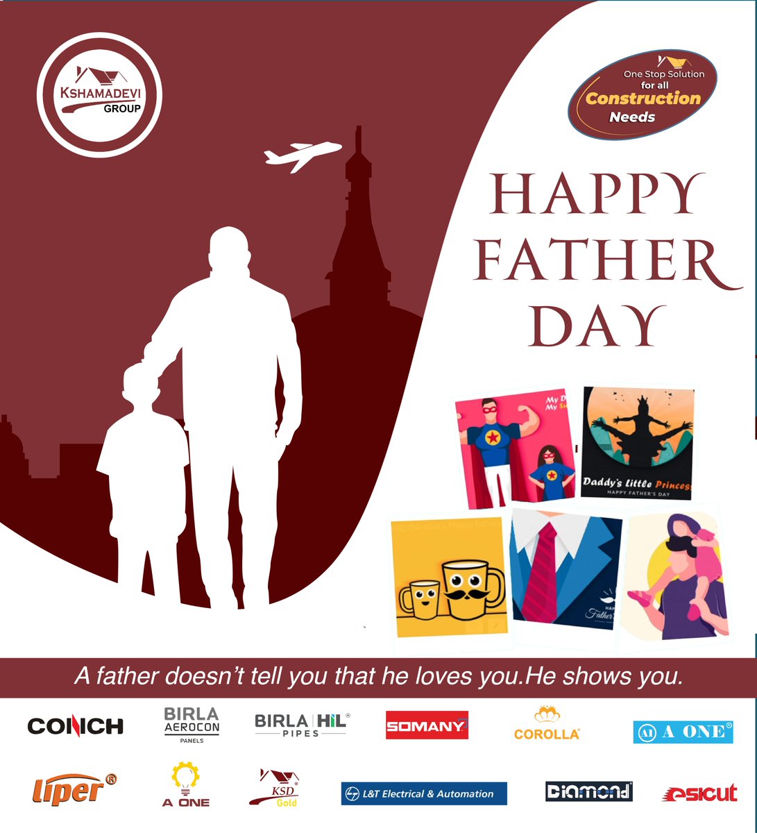 KshamadeviGroup's tweet photo. To all the dads out there... 🦸‍♂️
पितृ दिनस्य शुभेच्छा
Happy Fathers Day!
#FathersDay2022 #kshamadevigroup https://t.co/2mwGI6BR2a