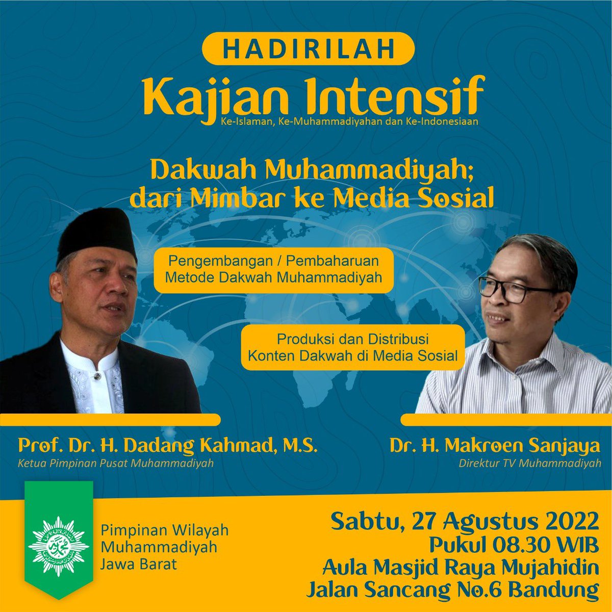 Dakwah Muhammadiyah: dari mimbar ke media sosial. 
Jangan lupa besok!!!

<a href="/TVMuhammadiyah/">TVMu</a>