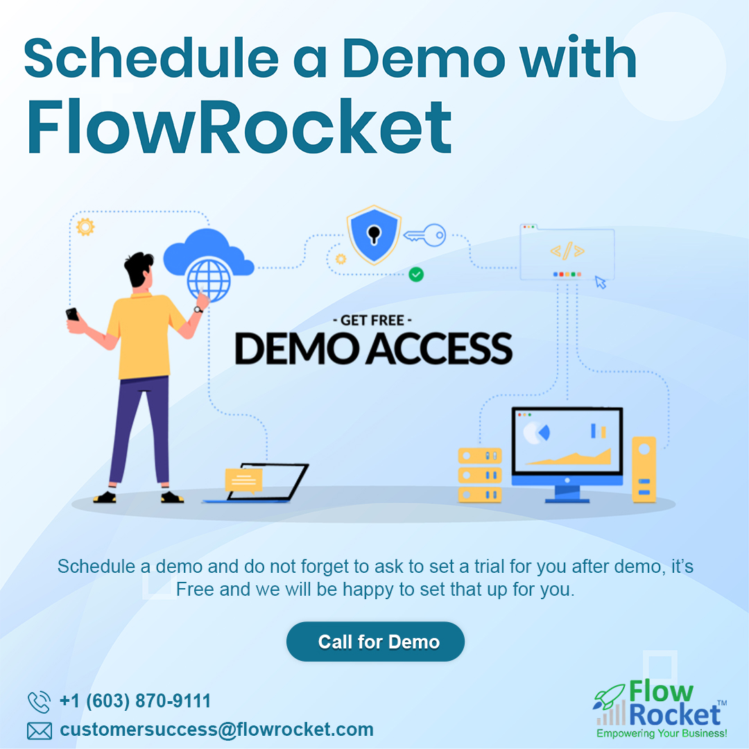 Iamflowrocket's tweet photo. Schedule a Demo with FlowRocket to learn more about efficient digitization and automation of processes. You may want to explore many other benefits of FlowRocket’s CRM by availing the free trial. 

https://t.co/xVdnI71RHG

#crmsystem #crmsoftware #usa #software #employeeportal https://t.co/Bmwq73XwkH
