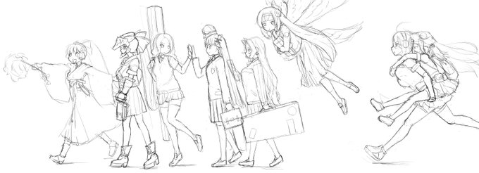 ラフラフのラフ
まぁ完成はしない
#アイギスお絵かき 