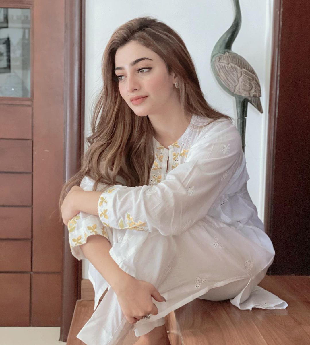 Universal Celebs on X: Nawal Saeed Adorable Look in White Outfit