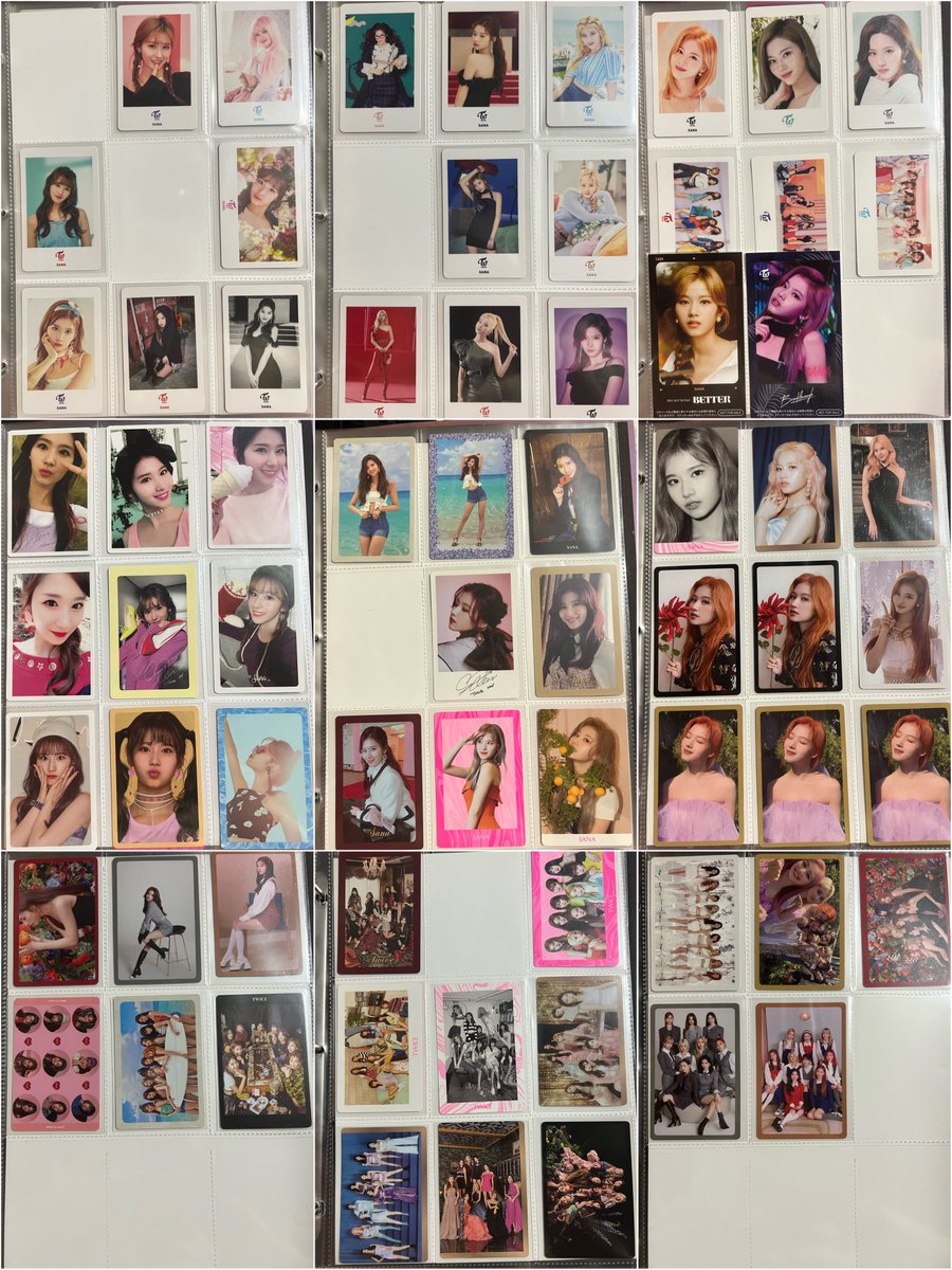 u_vgx's tweet photo. TWICE トレカ 買取

譲:画像1～4枚目(リプに続く)
求:買取(ラクマ、振込、現金書留、PayPay送金)

メルカリ、メルペイは対応しておりません🙅‍♀️🙇‍♂️

600円以上からお取引お願いいたします。
お気軽にリプ、DMでお声掛けください😊

 #TWICE 
#TWICEトレカ買取 https://t.co/1MzfXxOkcd