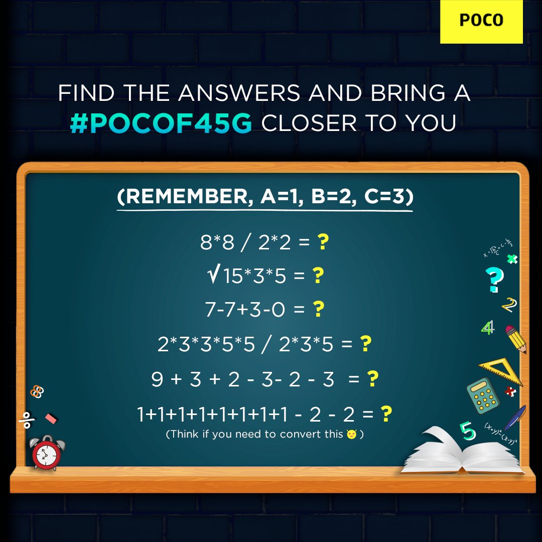 HimanshuT_CMF's tweet image. Ready for the 3rd challenge? 

Hint: It&apos;s what you&apos;re looking for! 

Share your answers in replies with hashtags #EverythingYouNeed &amp;amp; #4YearsofPOCO 
4️⃣ days 
4️⃣ challenges 
1⃣ winner gets the #POCOF45G

P.S. Don&apos;t forget to RT &amp;amp; tag your friends to increase your chances of a win!