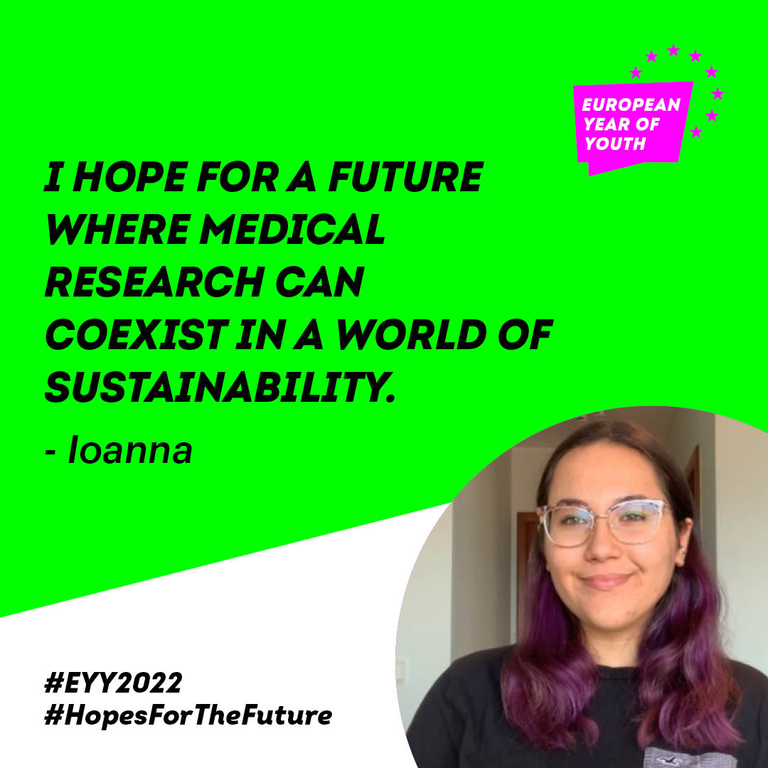 EuropeanYouthEU's tweet photo. Meet Ioanna! 🇧🇪 Studying in the pharmaceutical industry, she’s seen how much single-use plastic waste is generated in lab research 🧪
Her #HopesForTheFuture are for the industry to invest in waste reduction and become more sustainable.
Read more ➡ https://t.co/2kfR0v0FKZ https://t.co/NY0SHWM3gZ