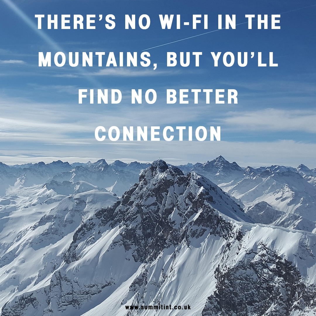 SummitOutdoorUK's tweet photo. "There's No Wi-Fi In The Mountains, But You'll Find No Better Connection" #mountains #summit #summitinternational #summitint #camping #camp #hiking #outdoors #wanderlust #campingquotes #mountainquotes #outdoorquotes #wanderlust #explore #explorer #adventure #adventurer https://t.co/qibWLBpGaa
