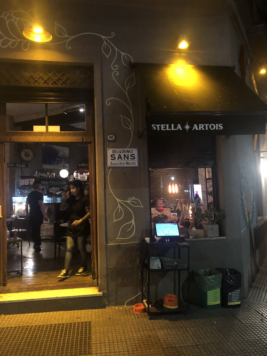 MedAouane's tweet photo. No #ICNS2022 updates today, but what are the odds that we ended up in a place named “SANS” to have a meal after the conference? Now to find places called “Diffraction” and “Spectroscopy” 🤔 https://t.co/0LDtrIZLjk