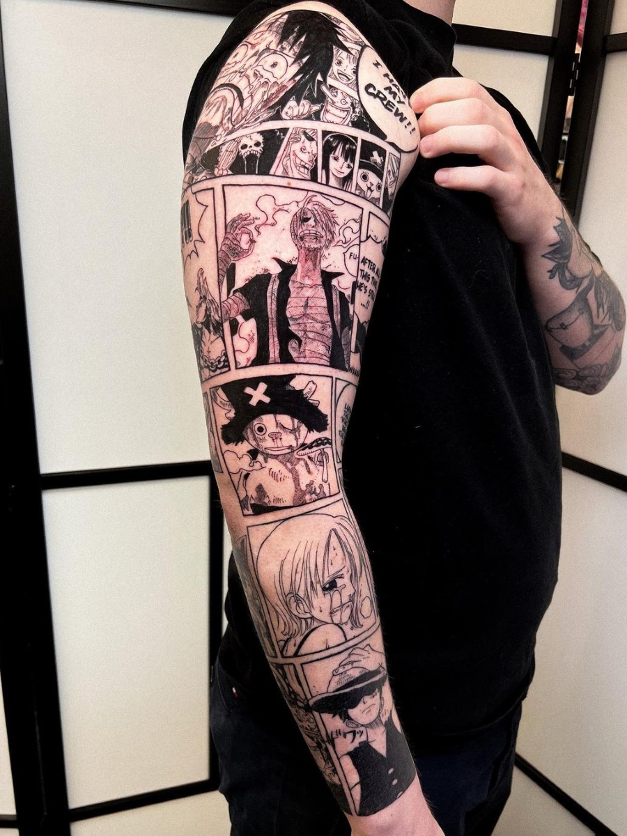 Ramón on Twitter: "Laurier Poliquin > One Piece #tattoo #ink #art  https://t.co/3DFieHfkYH" / Twitter