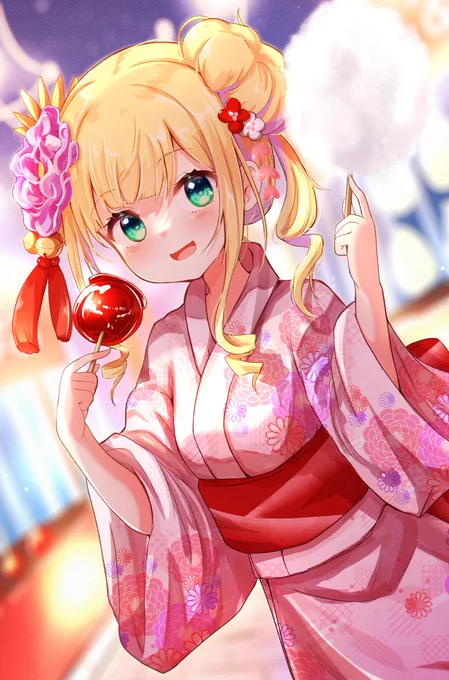 有栖ちゃんとお祭りデート#有栖の絵本 