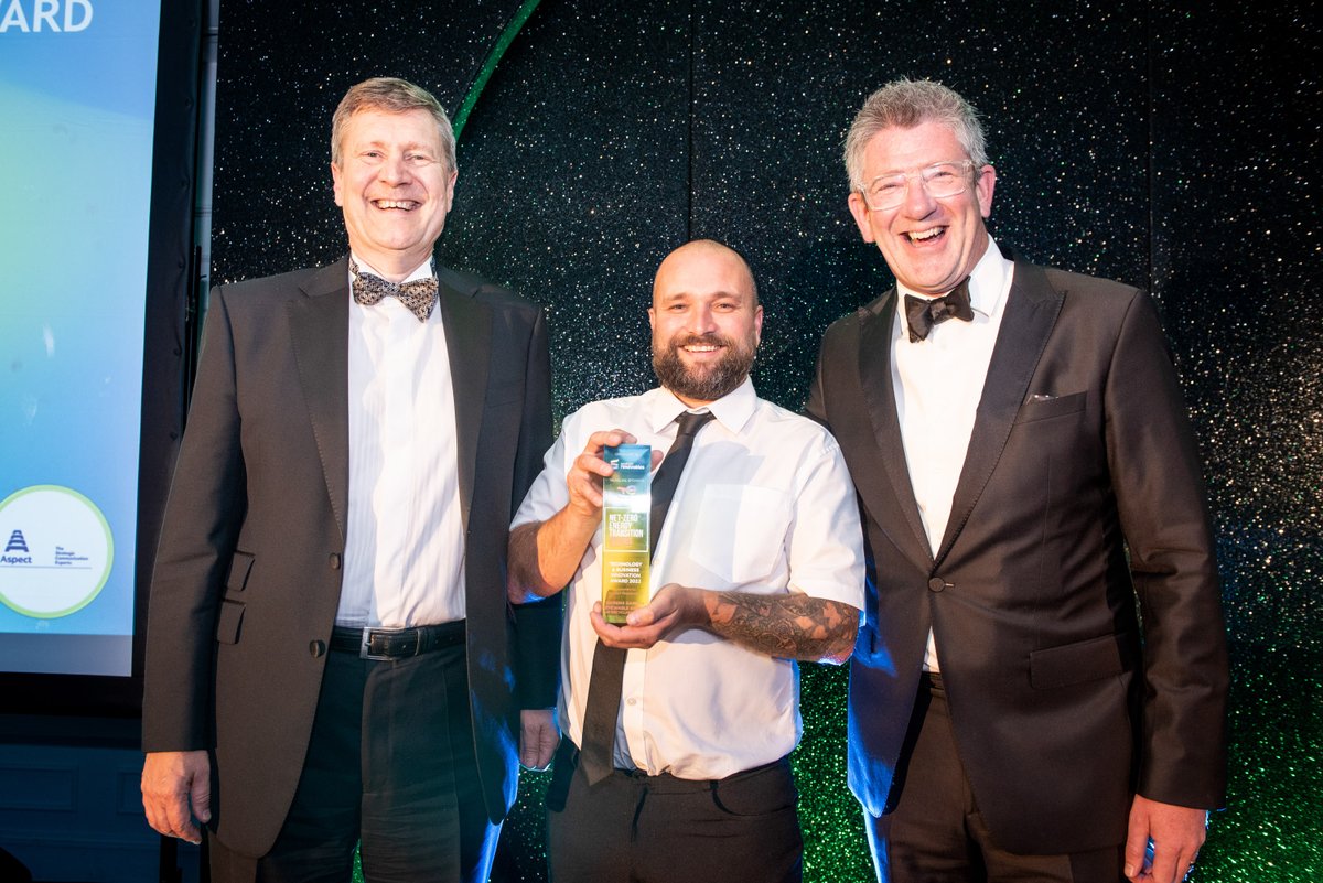 Another win for our #RecyclableBlade! Last night, our revolutionary blade, the first of its kind in the world, was handed the Scottish Renewables’ Technology &amp; Business Innovation Award #GreenInnovation