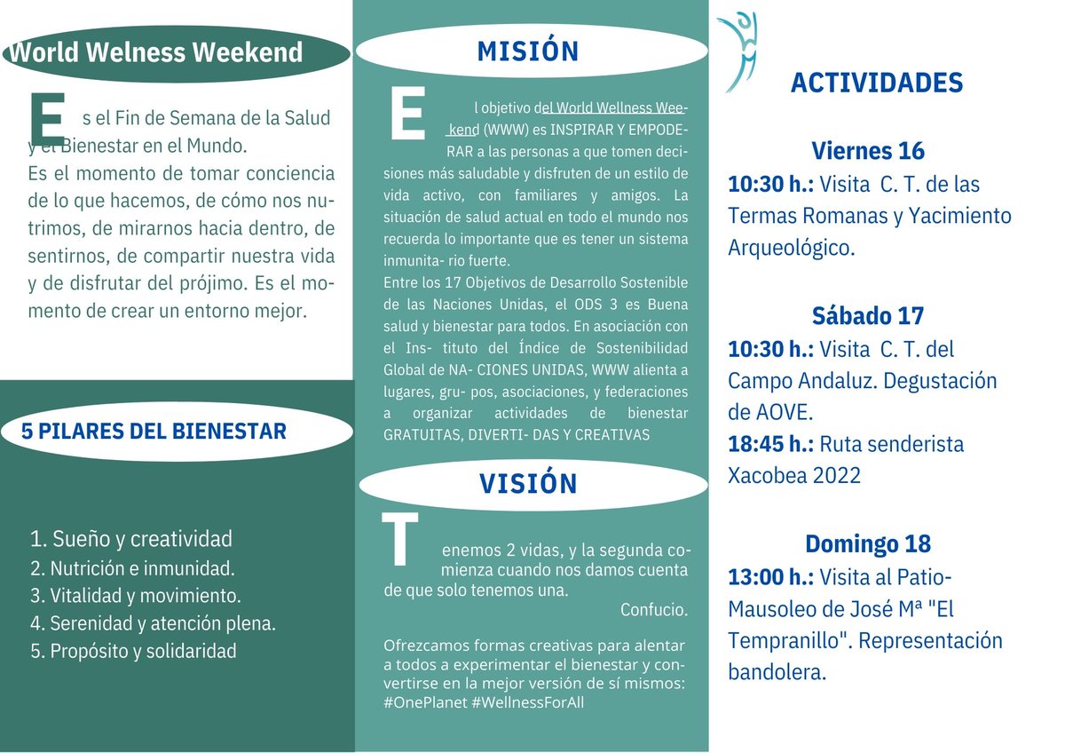 ACTIVIDADES WORLD WELLNESS WEEKEND (FIN DE SEMANA DEL BIENESTAR), #ALAMEDA