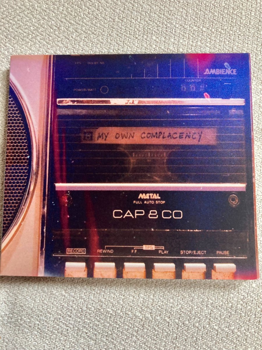 SharonKorzelius's tweet photo. IT'S HERE!! Listen to @CapAndCoTheBand debut album, MY OWN COMPLACENCY, in it's entirety on Spotify!! SO EXCITED!! https://t.co/PjRn3dwaxS