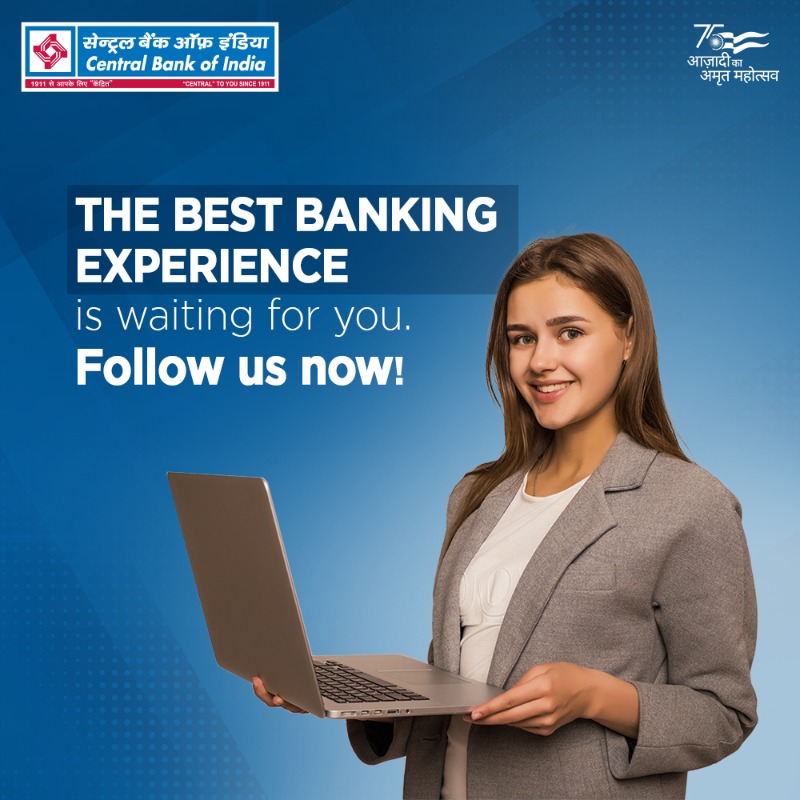 Central Bank of India on Twitter "Follow us to keep up with our latest