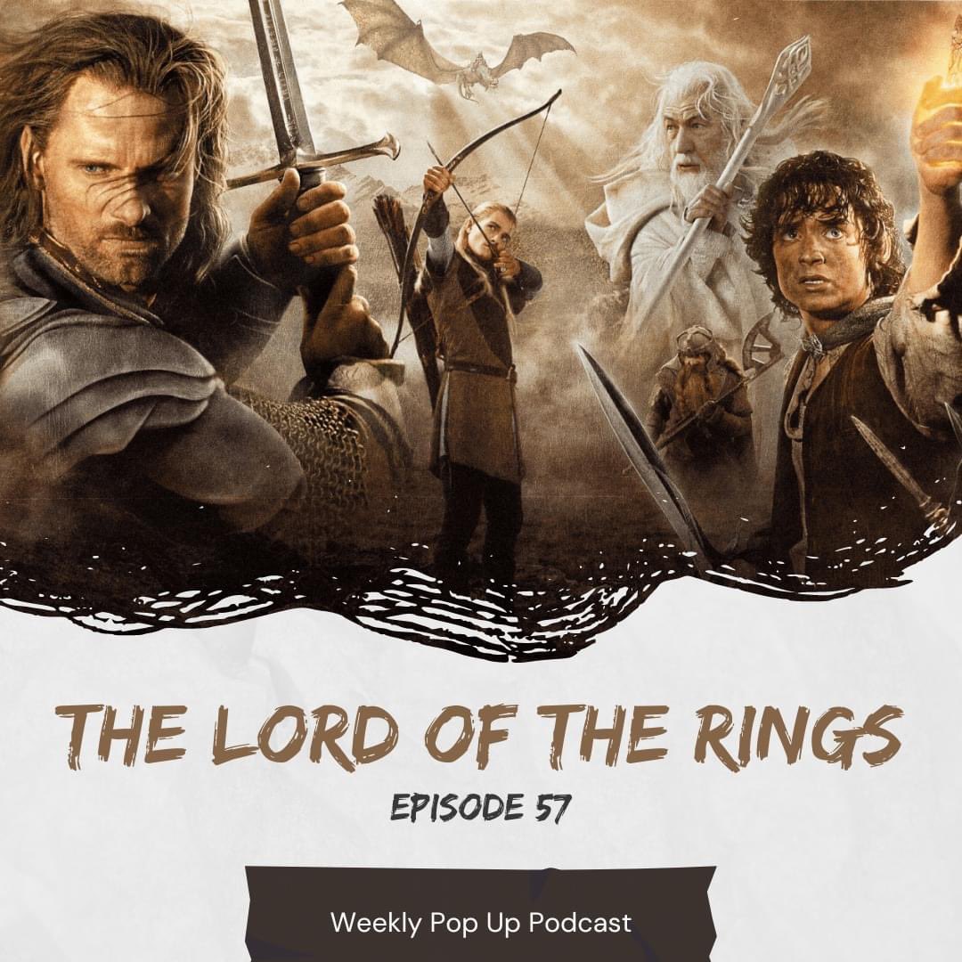 WeeklyPopUp's tweet photo. In anticipation of the new The Lord of the Rings: Rings of Power series, Janson and Sky dedicated a week of their lives to rewatching the original The Lord of the Rings trilogy! #RingsOfPower

Spotify: https://t.co/zTwYXYqZZb

Apple: https://t.co/siykRfrPwq https://t.co/2VSsC73zUP
