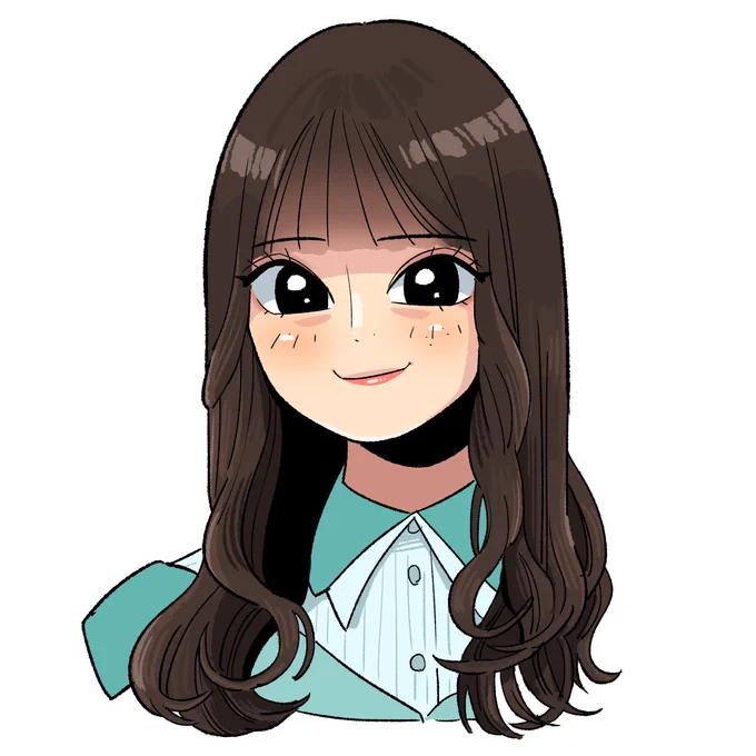 【閲覧】こしゃの巻き髪の描き方と塗り方をメイキングとともに解説した動画です。参考になればと思い寄り添いました。ぬりえも置いときます。 