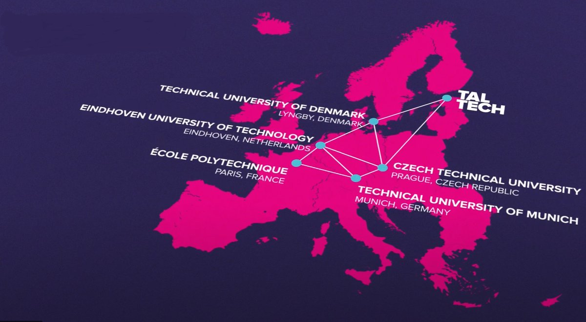 For the autumn semester of 2022, 43 students from TalTech registered for a total of 74 different subjects offered by #EuroTeQ partner universities. See full statistics here: taltech.ee/en/news/eurote…