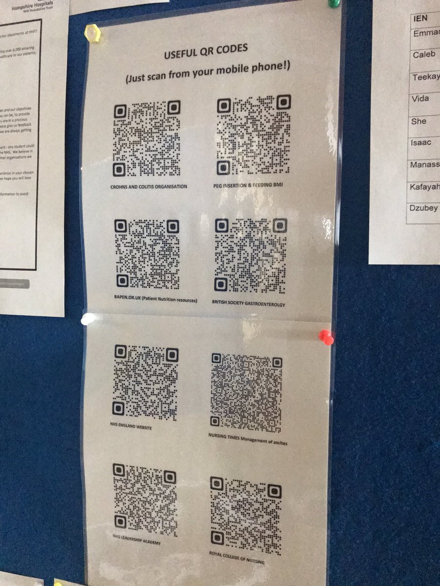 VRhch's tweet photo. Easy &amp; quick access for our staff and students to useful websites via QR codes… https://t.co/uwxUQMp0C3