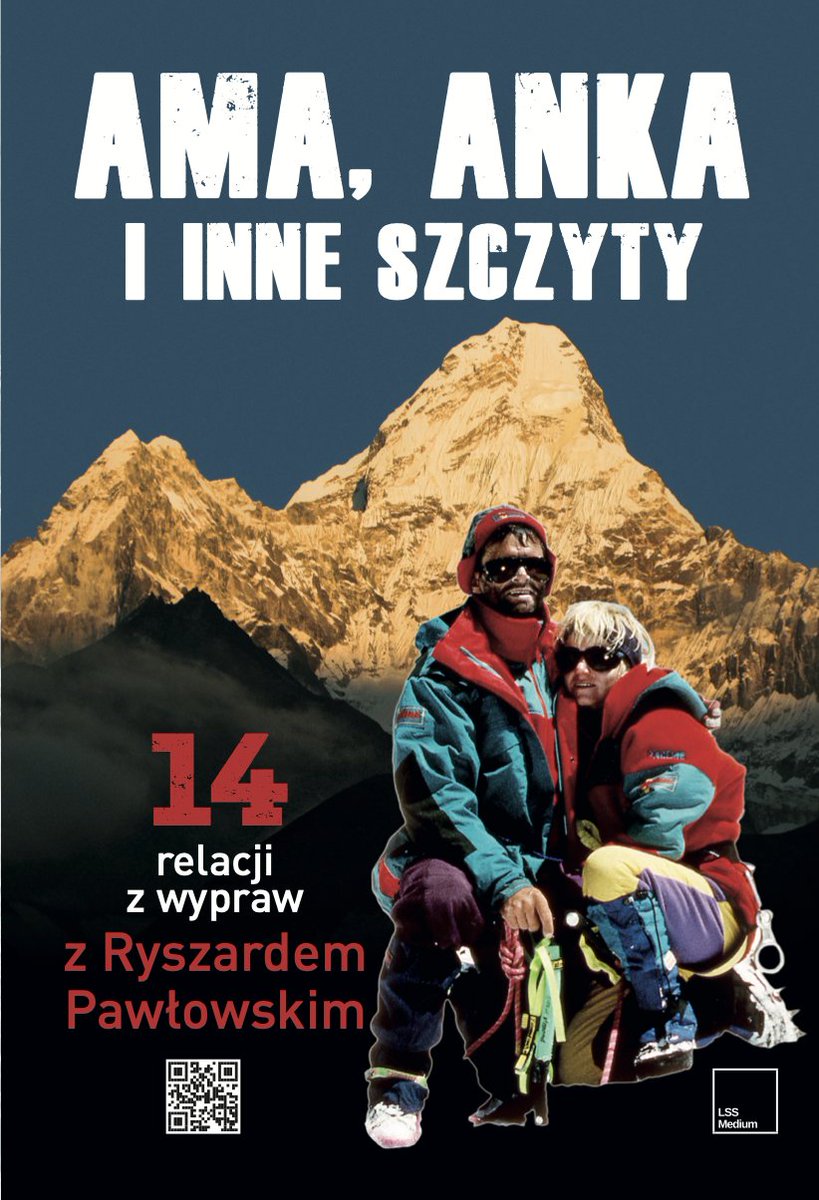 Nowa książka Ryszarda Pawłowskiego!

Premiera wrzesień 2022r.

Książka „Ama, Anka i inne szczyty” jest zbiorem 14 relacji uczestników wypraw z Ryszardem, uzupełnionym o praktyczne informacje dotyczące ich organizacji i przebiegu. 

Taternik Kwartalnik patronem medialnym😍