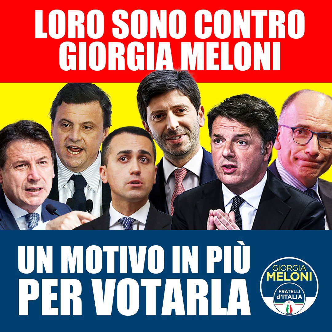 FratellidItalia's tweet photo. 🔵 Uno dei tanti motivi per cui bisogna scegliere @GiorgiaMeloni
#VotaFdI https://t.co/NGfcyGGn6C