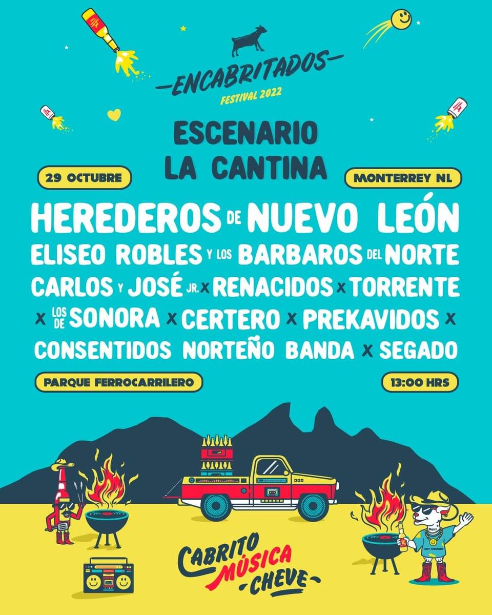 eventosgrupemty's tweet photo. #EncabritadosFestival2022 

Compra tus boletos en https://t.co/YprlwT2Zpp https://t.co/ePI2dH4kjp