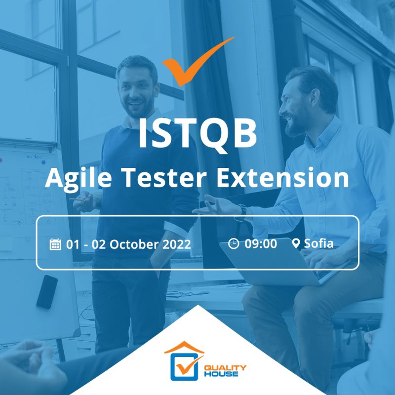 New dates for the course 𝗜𝗦𝗧𝗤𝗕 𝗔𝗴𝗶𝗹𝗲 𝗧𝗲𝘀𝘁𝗲𝗿 𝗘𝘅𝘁𝗲𝗻𝘀𝗶𝗼𝗻! We are waiting for you on 🗓 October 1st and 2nd in 📌 Sofia, Bulgaria! Hurry and register now: bit.ly/3pC40Jm