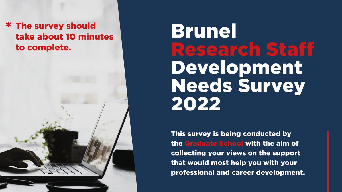CBASS_Research's tweet photo. 🚨 If you are a researcher at @Bruneluni you can fill in this survey that is being conducted by the @BrunelGradSch. Its aim is "collecting your views on the support that would most help you with your professional and career #development"🚨 

👉The survey: https://t.co/XrFmFcOsRD https://t.co/85ocIFAQIi