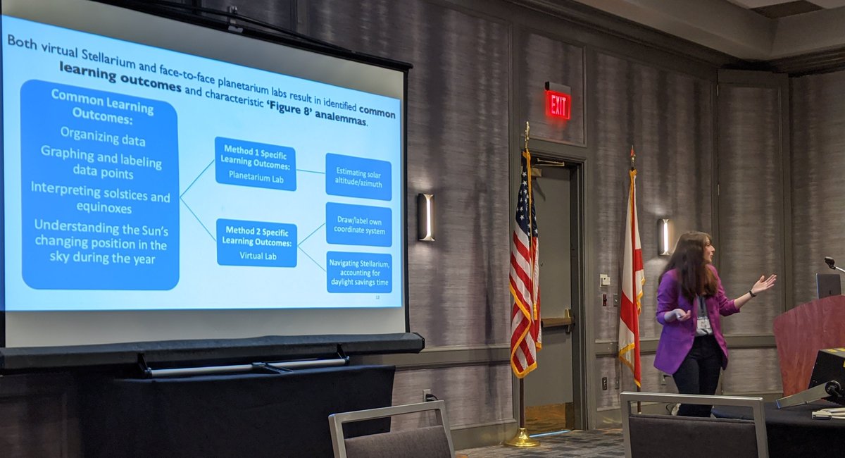 smailtronic's tweet photo. Morning underway with @SolarisMaria, comparing in-person and online planetarium lab outcomes. #sepawac2022 https://t.co/oztHQMWcla