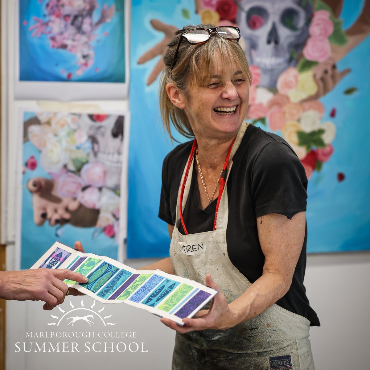 MCol_Summer's tweet photo. Karen Carter shared her contagious love of printing! #throwbacktoschool https://t.co/q5bmQxVGNw