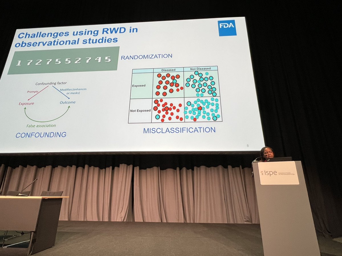 Very interesting presentations by Tainya Clarke and John Seeger on linked claims/vaccination records in the US to study COVID vaccine effectiveness in the real world. #ICPE22