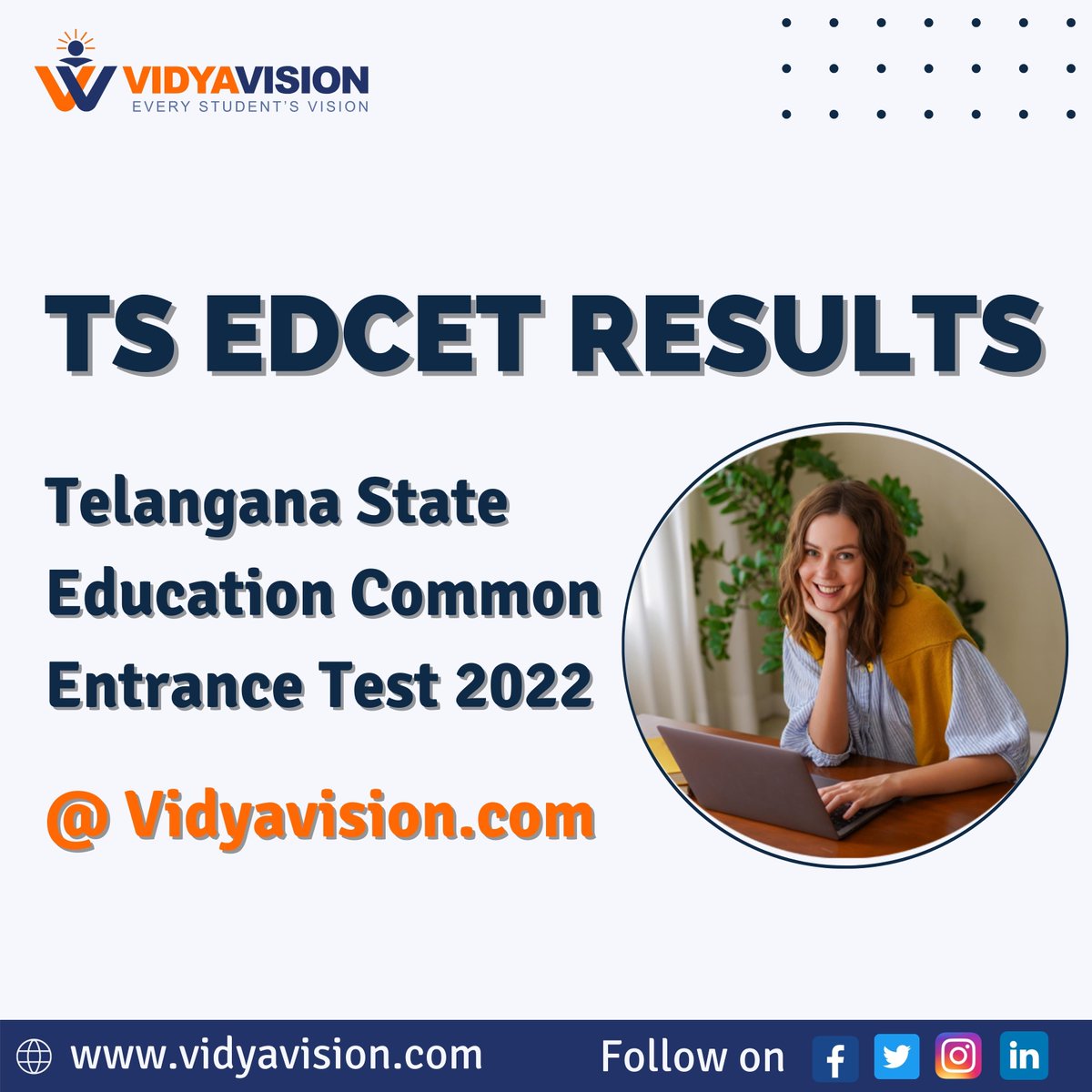 vidyavision_com's tweet photo. TS EDCET Results 2022 Available Now
Check Here: https://t.co/oQMh3W2FLM
#TSEDCET #TSEDCETResults #TSEDCETResults2022 #Vidyavision https://t.co/T7njFTt0s8