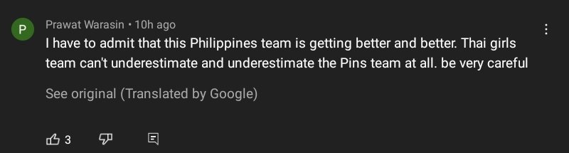 FansAccountOnly's tweet photo. Oh Thailander na nagsabi DO NOT UNDERSTIMATE THE PHILIPPINES sana lahat talaga ng Pinoy ganito mindset๐alam nating puwede silang matalo or manalo pero dpt support lang oki
Ps.Siguro hindi ata nila alam na club team palang ito kaya bigla sila nagtaka na nag iba laro ng team๐ต๐ญ https://t.co/QSnAbEjgCi