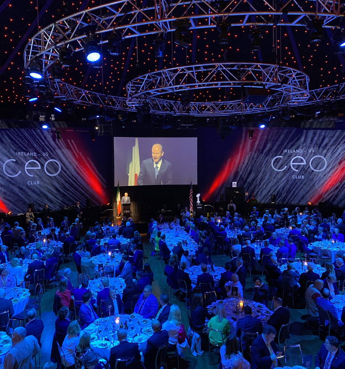 The Ireland - US CEO Club lunch is in full swing at The Round Room 🤩 With many familiar faces in attendance!