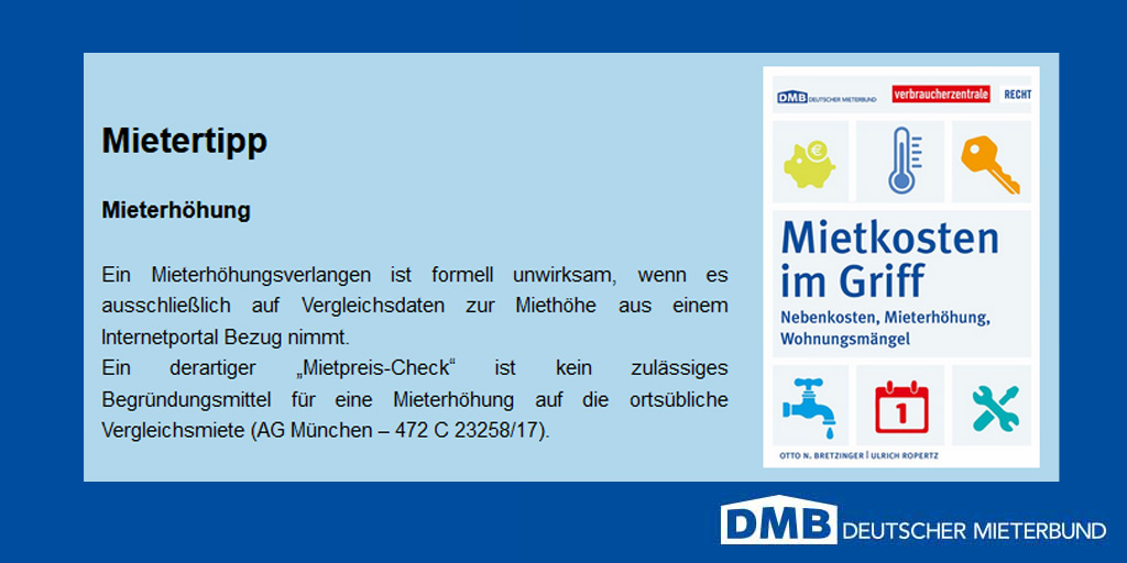 DMBMieterbund's tweet photo. Unser Newsletter: #Bundeskabinett beschließt #Energiesparmaßnahmen; @destatis zu #Wohnkostenüberlastung; @ILS_forschung zu steigenden #Mieten; #Inflationsmonitor des @Tagesspiegel https://t.co/dBUGYkkQYv https://t.co/VpD2LaHoqx