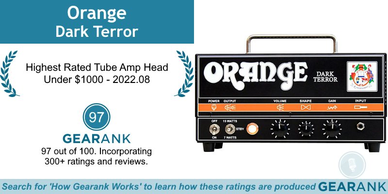 GearankMI's tweet photo. The Orange Dark Terror is the Highest Rated Tube Amp Head Under $1000:
https://t.co/Ry0fhUN3a0
@OrangeAmps #OrangeAmps #DarkTerror #DA15H #OrangeDarkTerror #TubeAmp #AmpHead #GuitarAmp https://t.co/lynihEUAdM