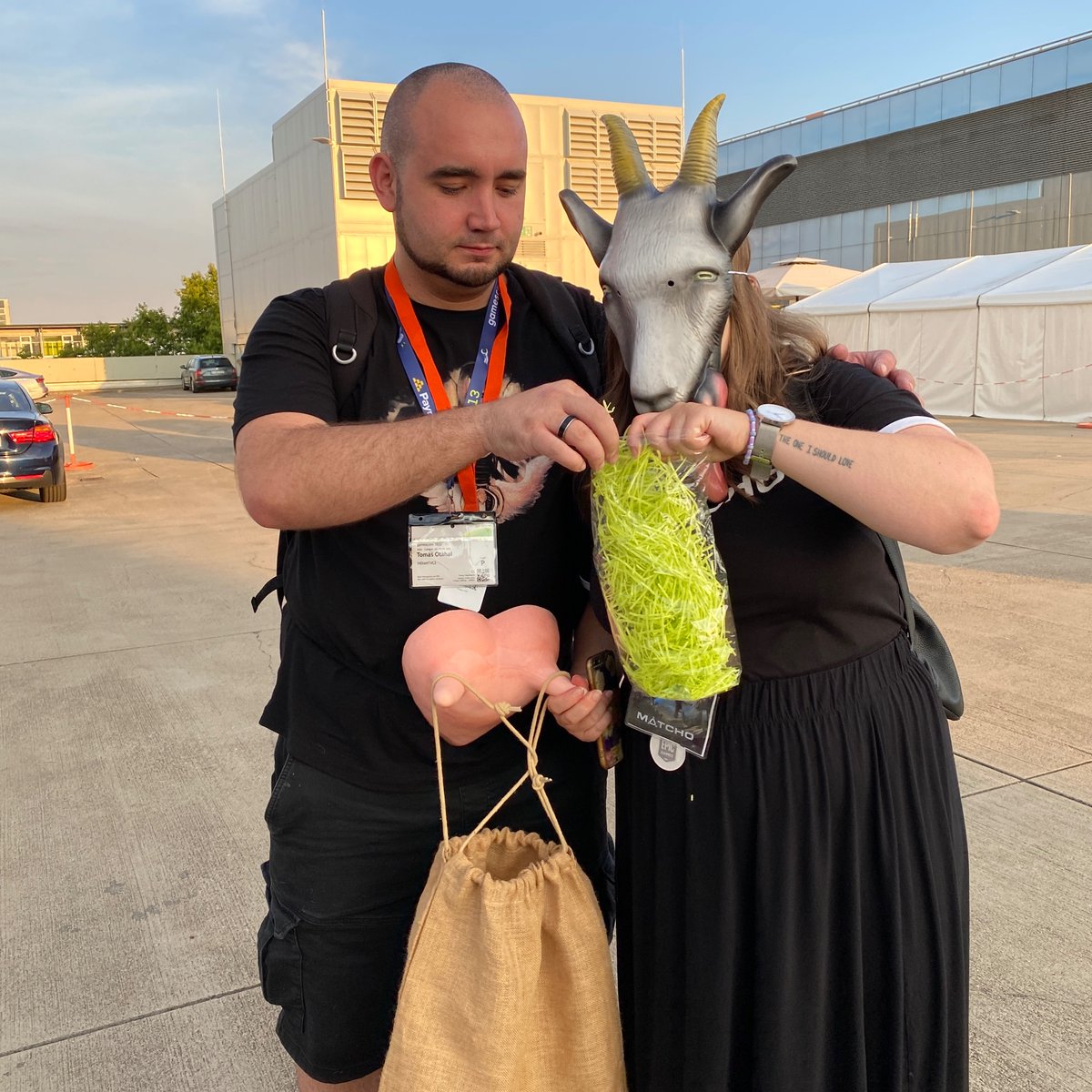 sumovka's tweet photo. @spur_creative @gamescom @GoatSimulator @CoffeeStainNrth @Coffee_Stain @PLAION_ES @FerreroFilms Yep, 11/10 crazy goats. https://t.co/PIgWFPnTrp