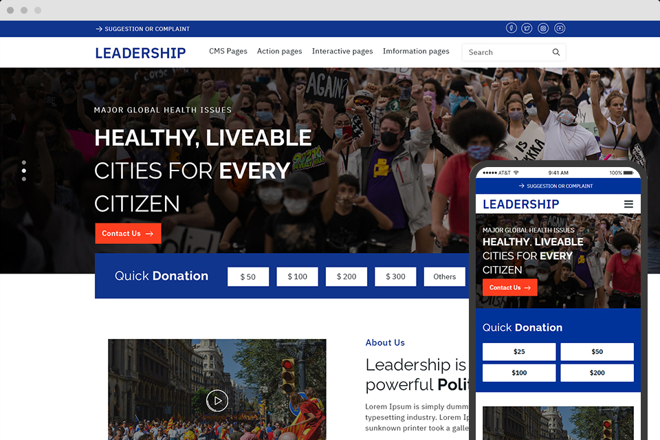 virdtech's tweet photo. We are excited to announce that our full-featured NationBuilder theme called Leadership is published to #NationBuilderMarketplace. I'm thankful for the 
@NationBuilder team to support us throughout the journey. 
https://t.co/tNUDhqBQwP https://t.co/qLGduIhqwK