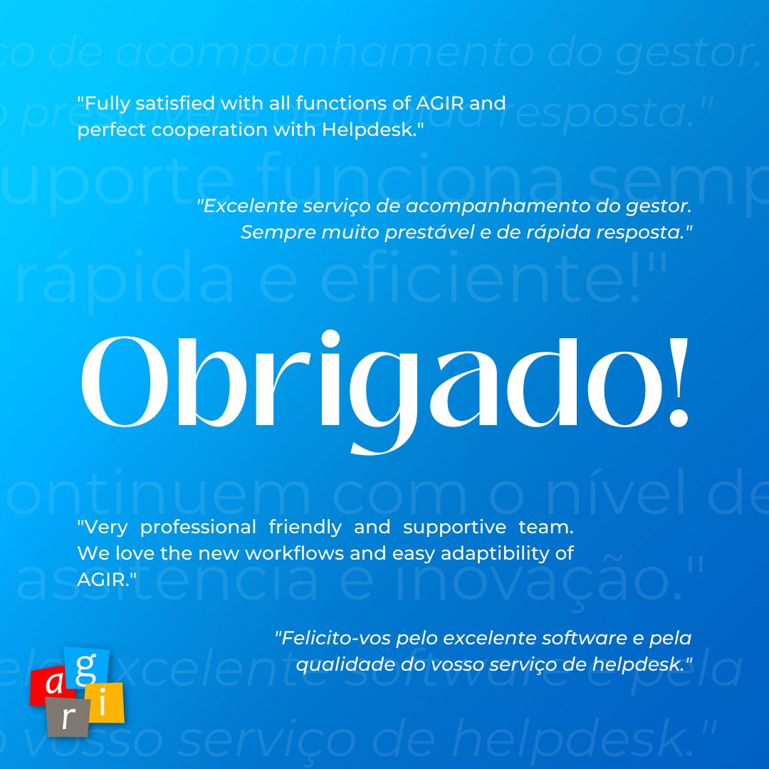 AGIRSoftware's tweet photo. 90% dos nossos clientes estão totalmente #satisfeitos e recomendam com nota máxima o #AGIR e os nossos #serviços 🙌
O nosso objetivo é continuar a melhorar e conquistarmos os restantes 10% 💪
Agradecidos pela vossa #preferência e #confiança!
#gestaoprocessos #gestaoqualidade https://t.co/vdW3qowO4X