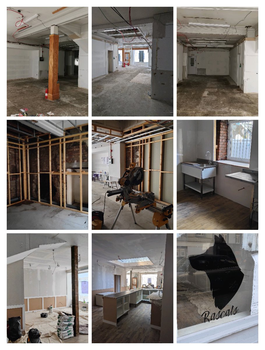Our amazing builders are working hard to get our lovely building ready. Here's a wee look at some progress from where we started to where we are. Our awesome team are very excited to get started!

Say hello to our Head Chef, CEO, Hospitality Consultant &amp; Operations Manager!