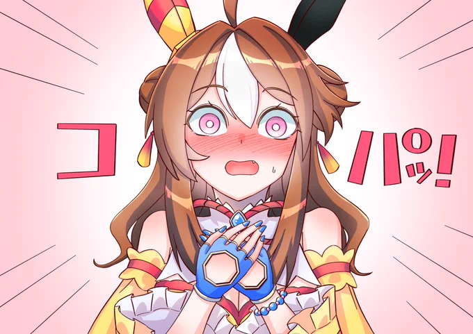 コパらせたい#ウマ娘 #コパノリッキー 