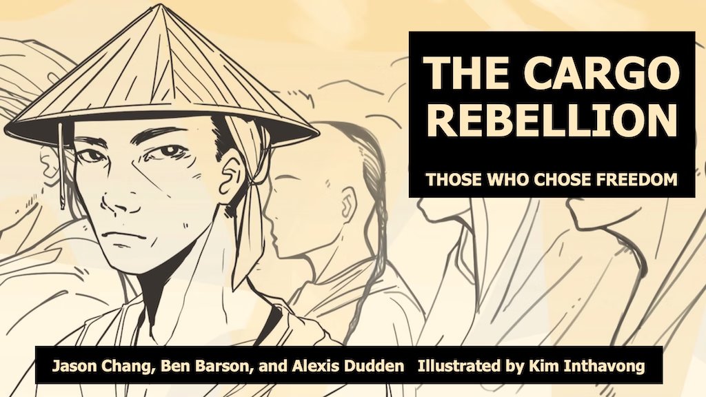 Today's #KickstarterReads Comics #ProjectOfTheDay is The Cargo Rebellion, a new graphic novel by <a href="/chinotronic/">Jason Oliver Chang</a>, <a href="/BenBarson5/">Benjamin Barson</a>, Alexis Dudden, and Kim Inthavong from <a href="/PMPressOrg/">PM Press</a>. 

kickstarter.com/projects/ww3/t…