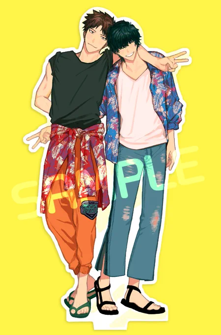 J庭52お品書き | 小畑つねちか #pixiv  お品書きUPしました～アクスタめちゃくちゃかわいくできたので見てください 