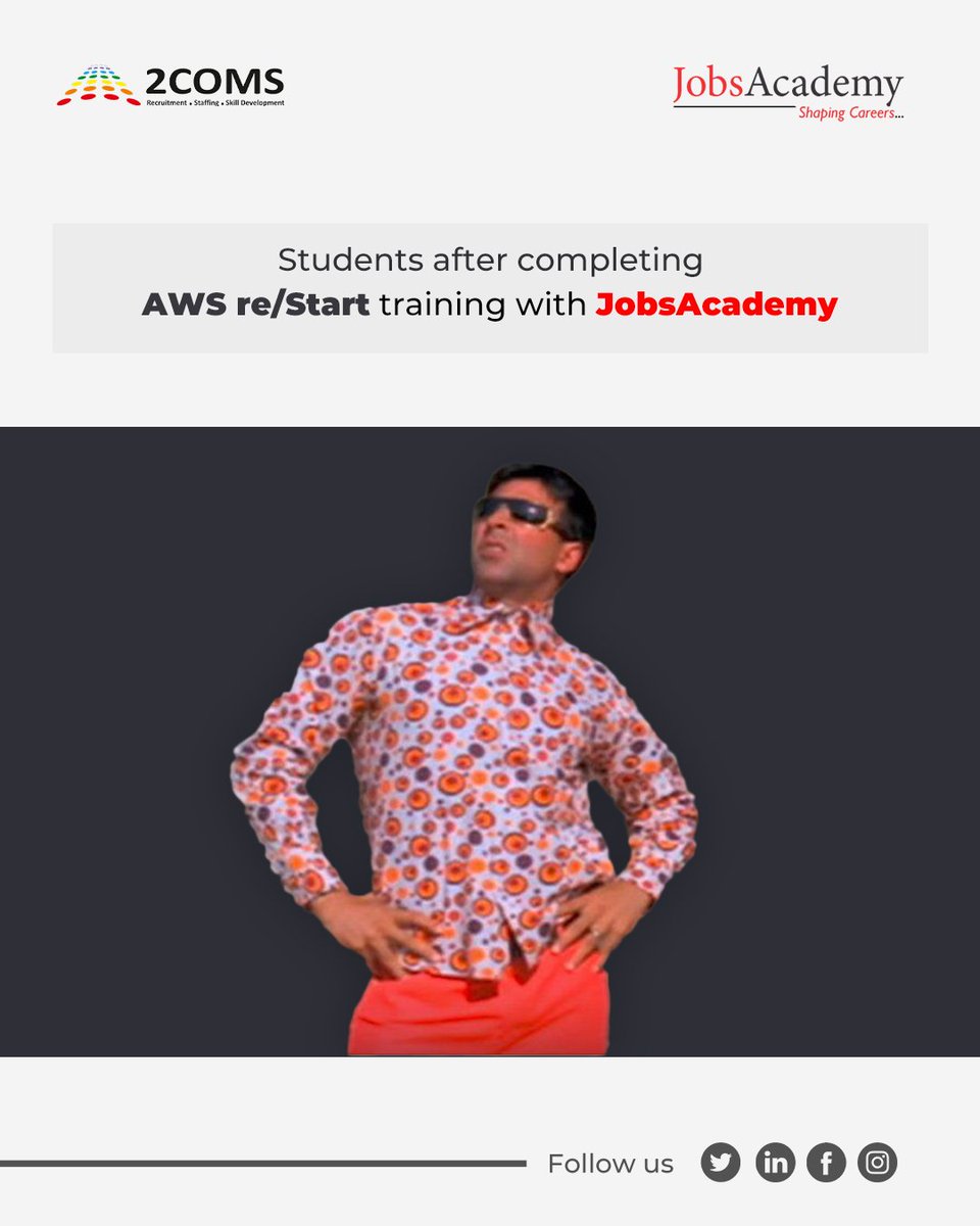 JobsacademyInd's tweet image. That moment 😁😂

Learn More: lnkd.in/gYWRiZkV

#awsrestart #awsfreecourse #cloudcomputing #awscourse #training #jobs #career #aws #future #edujobs #jobsacademy #cloud #amazonwebservices #amazonwebservicestraining #webdevelopment #coding #coder #developer #collaboration