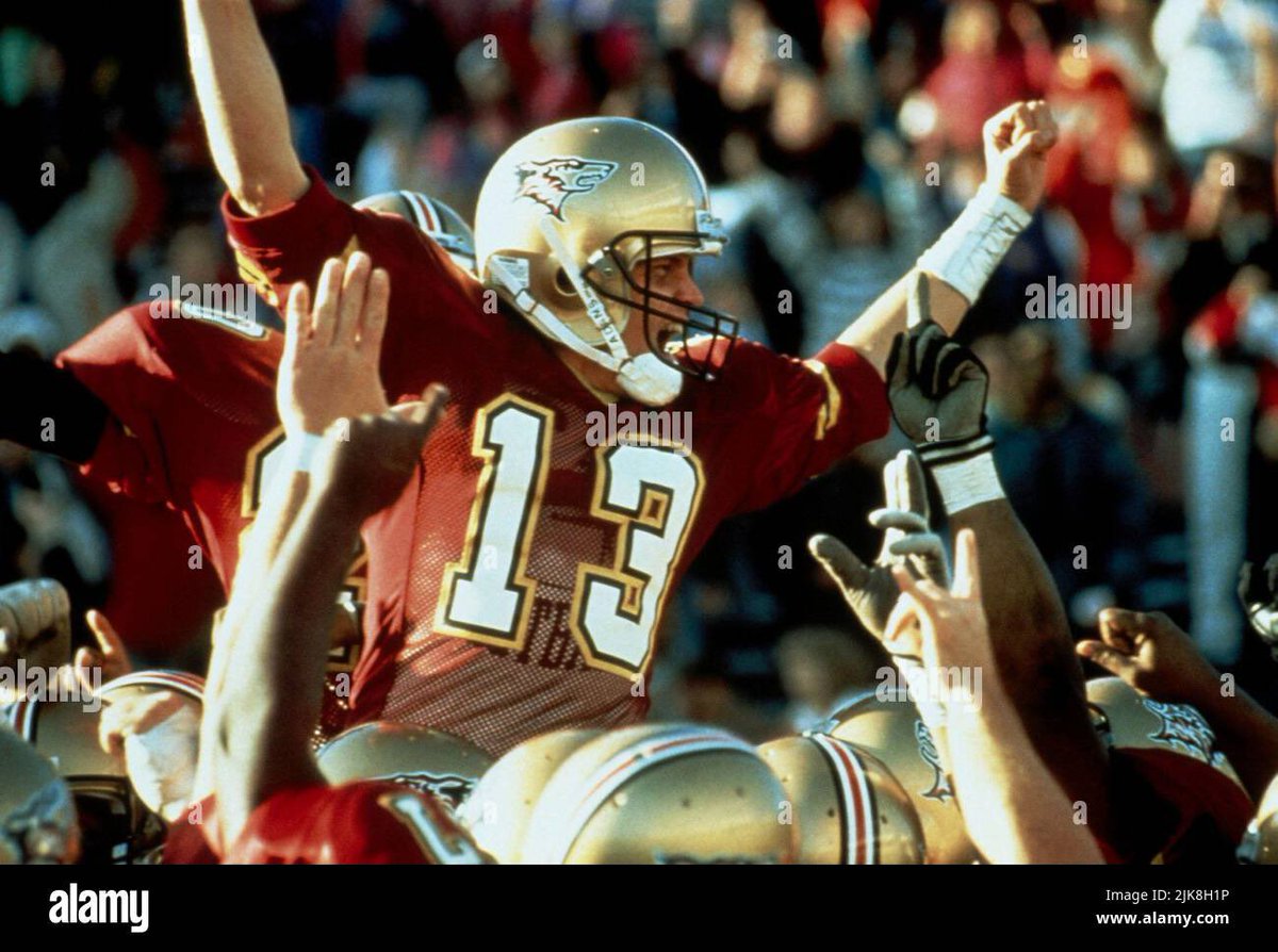 Menace2Picks's tweet photo. Heisman Profile: Joe Kane, Eastern State
🏈Elite Arm Strength
💰Clutch Performer
🔥Presence in Huddle
🍻Raging Alcoholic
🏍Daredevil Motorcyclist
🇺🇸Has a Redneck Father
🤝Mentors Freshman Darnell Jefferson
💪🏽Beat the f*ck out of some dudes at a Bar
#KaneIsAble #TheProgram https://t.co/thjgur6Zor